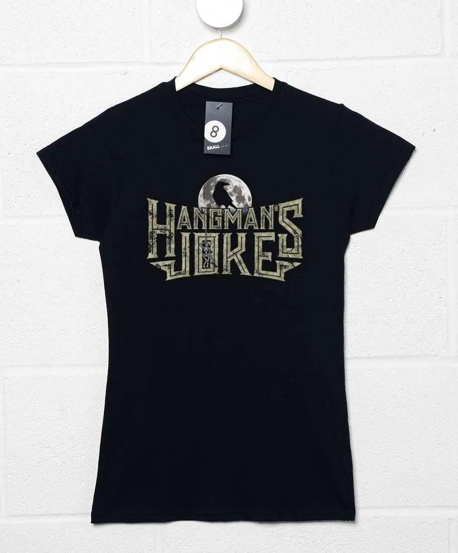 Hangmans Joke Crow Silhouette Womens T-Shirt sold by 8Ball