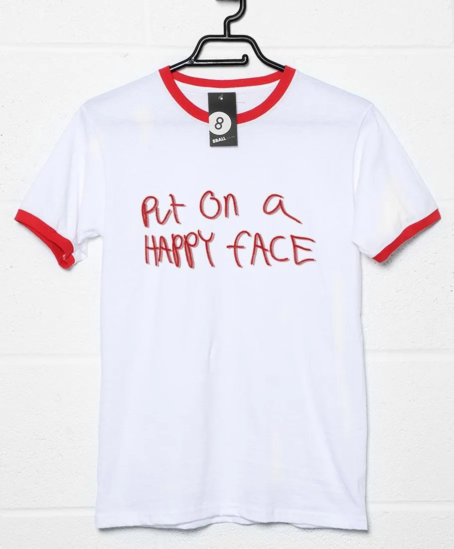 Lipstick Put on a Happy Face T-Shirt sold by 8Ball product image thumbnail 2