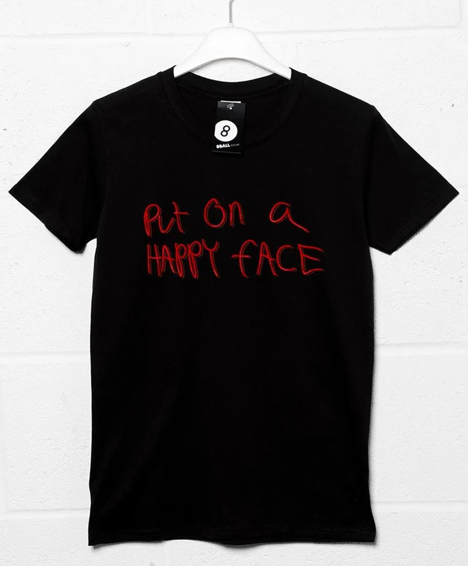 Lipstick Put on a Happy Face T-Shirt sold by 8Ball
