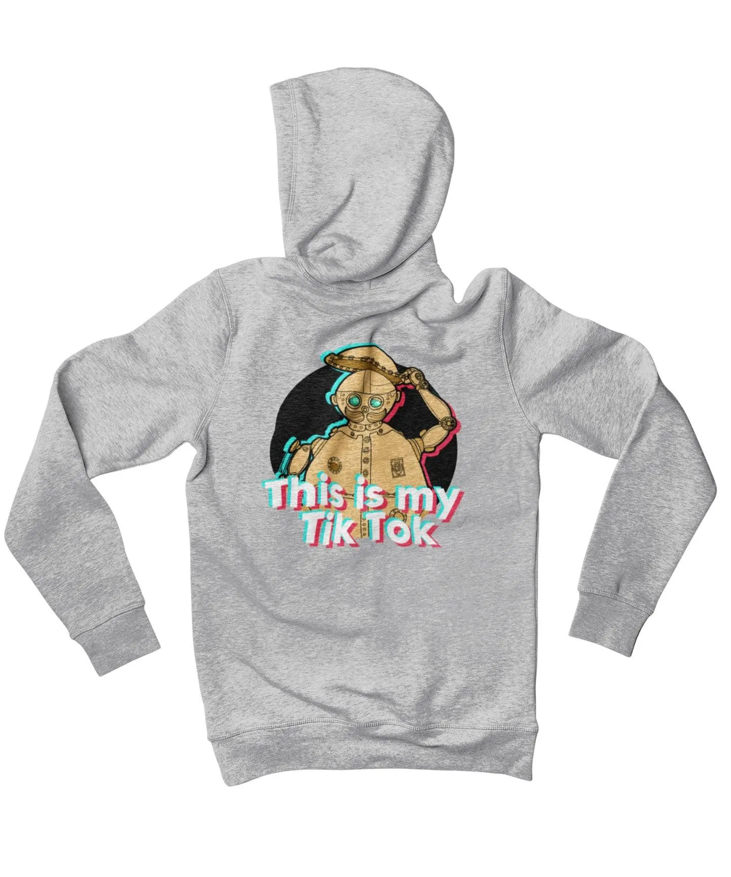 Top Notchy This Is My Tik Tok Back Printed Hoodie sold by 8Ball product image thumbnail 4