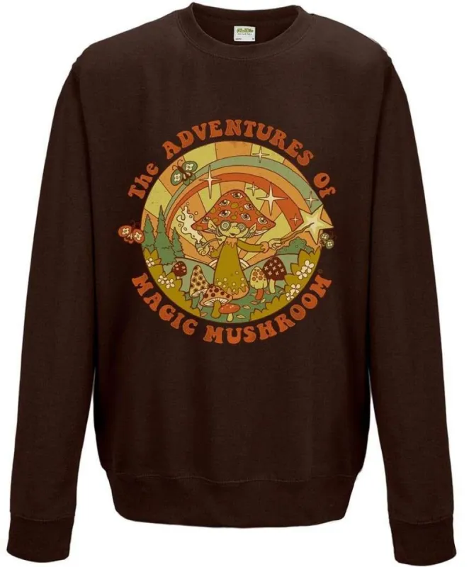 Steven Rhodes The Adventures of Magic Mushroom Sweatshirt sold by 8Ball