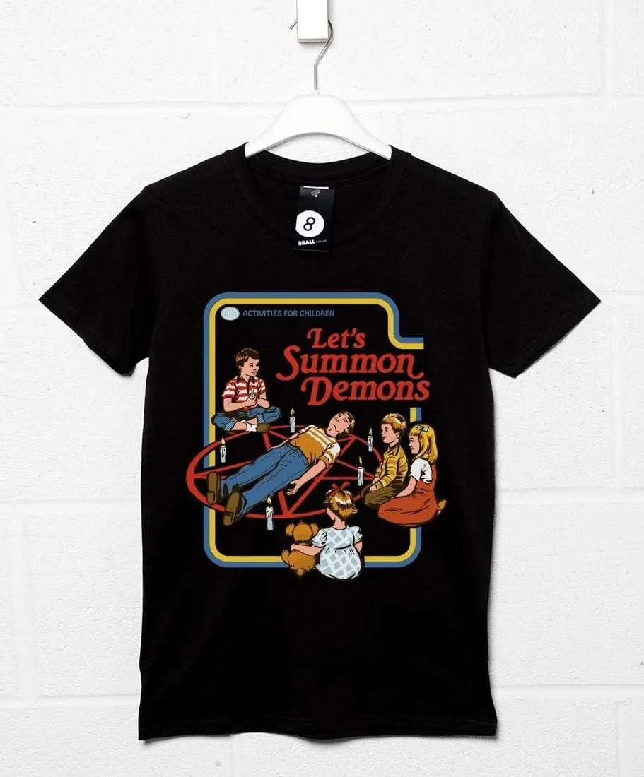 Steven Rhodes Let's Summon Demons T-Shirt sold by 8Ball