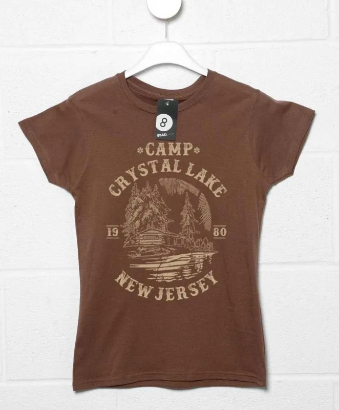 Camp Crystal Lake 1980 Fitted Womens T-Shirt sold by 8Ball