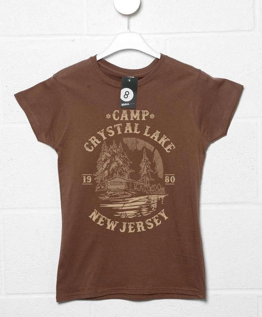 Camp Crystal Lake 1980 Fitted Womens T-Shirt sold by 8Ball