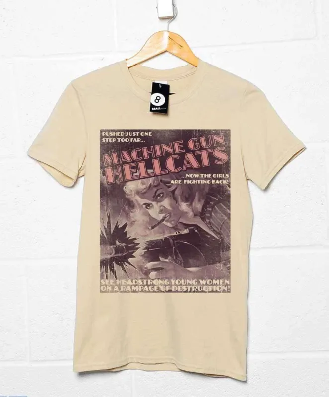 Deathray Machine Gun Hellcats T-Shirt sold by 8Ball
