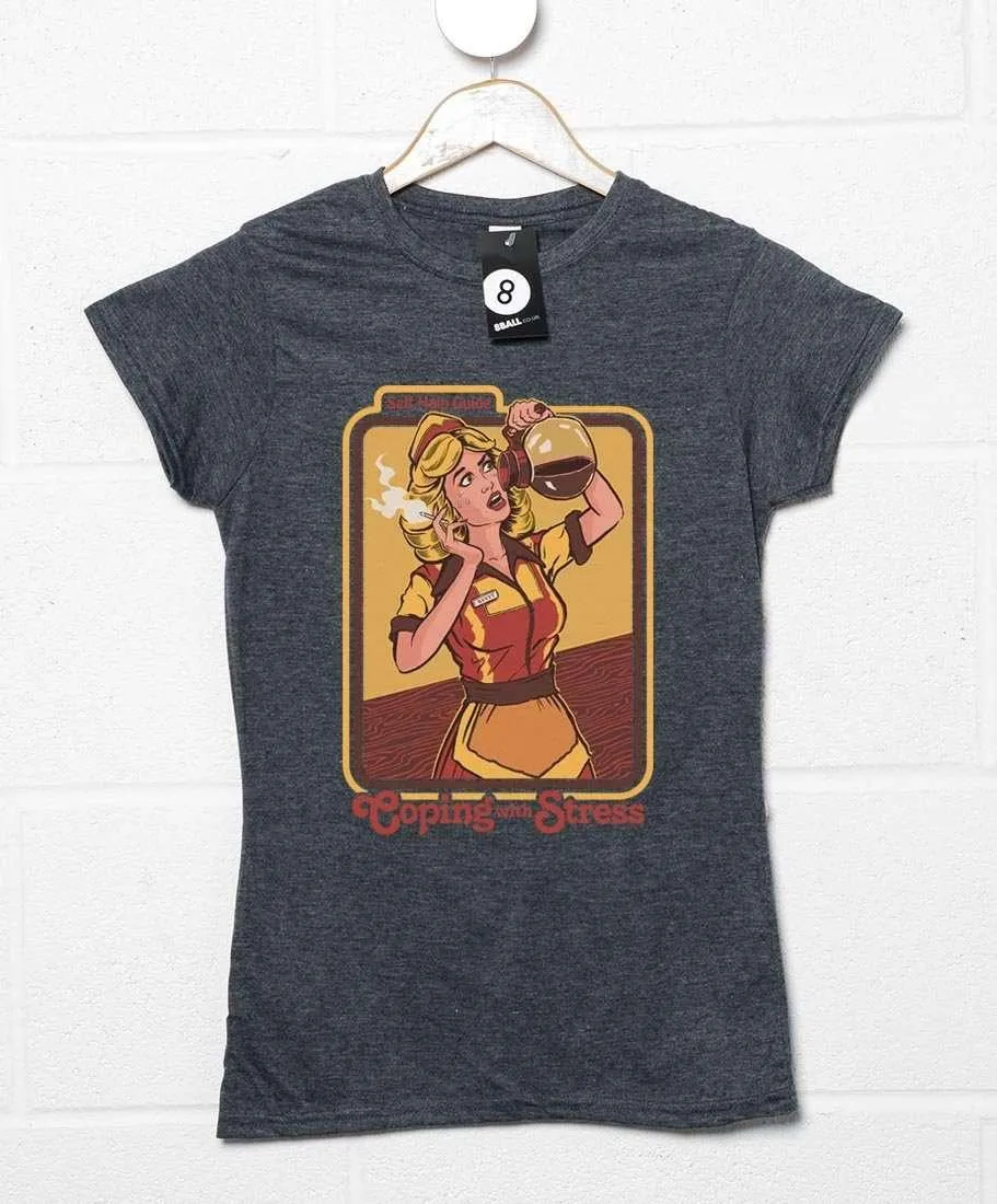 Steven Rhodes Coping With Stress Womens T-Shirt sold by 8Ball product image thumbnail 3