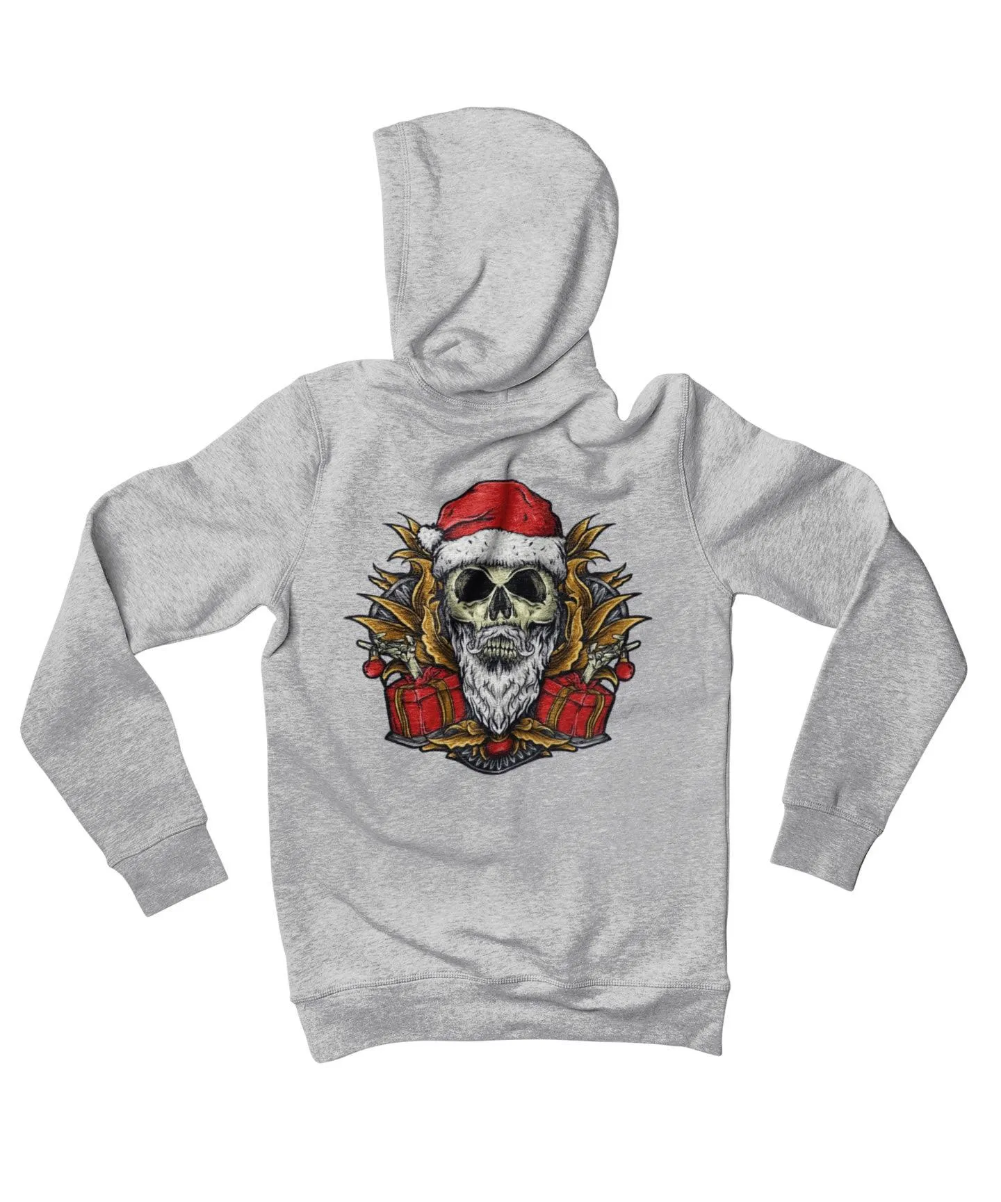 Skull Santa Back Printed Christmas Hoodie sold by 8Ball product image thumbnail 3