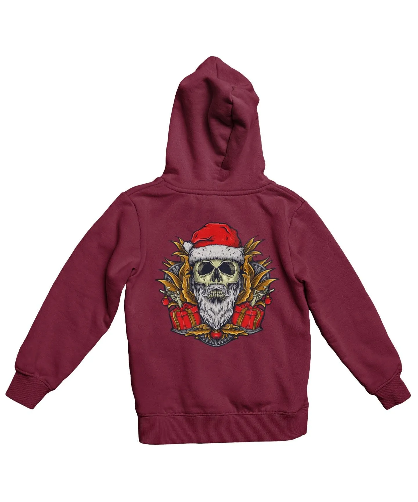 Skull Santa Back Printed Christmas Hoodie sold by 8Ball product image thumbnail 2