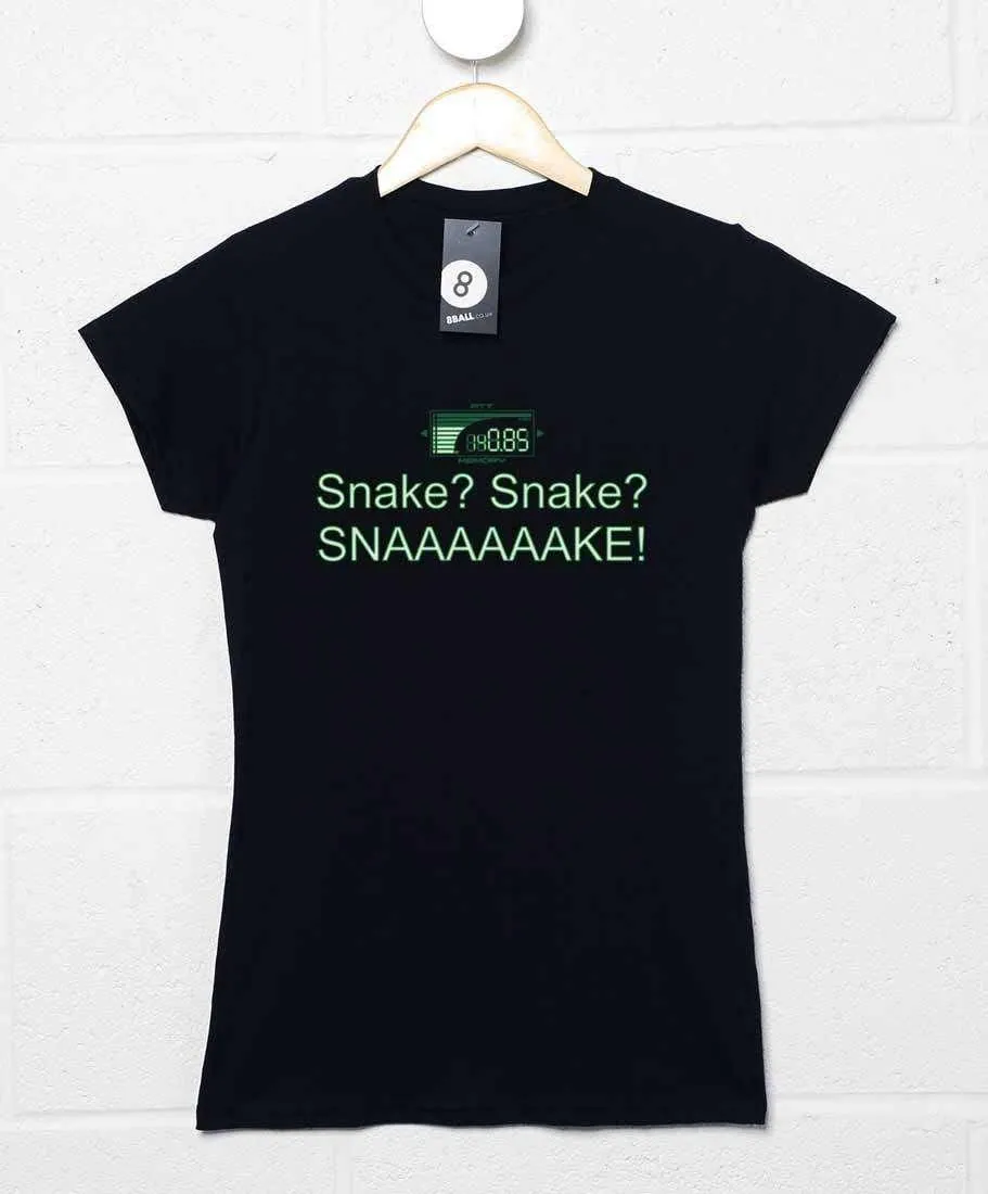Snaaaaaake Fitted Womens T-Shirt sold by 8Ball
