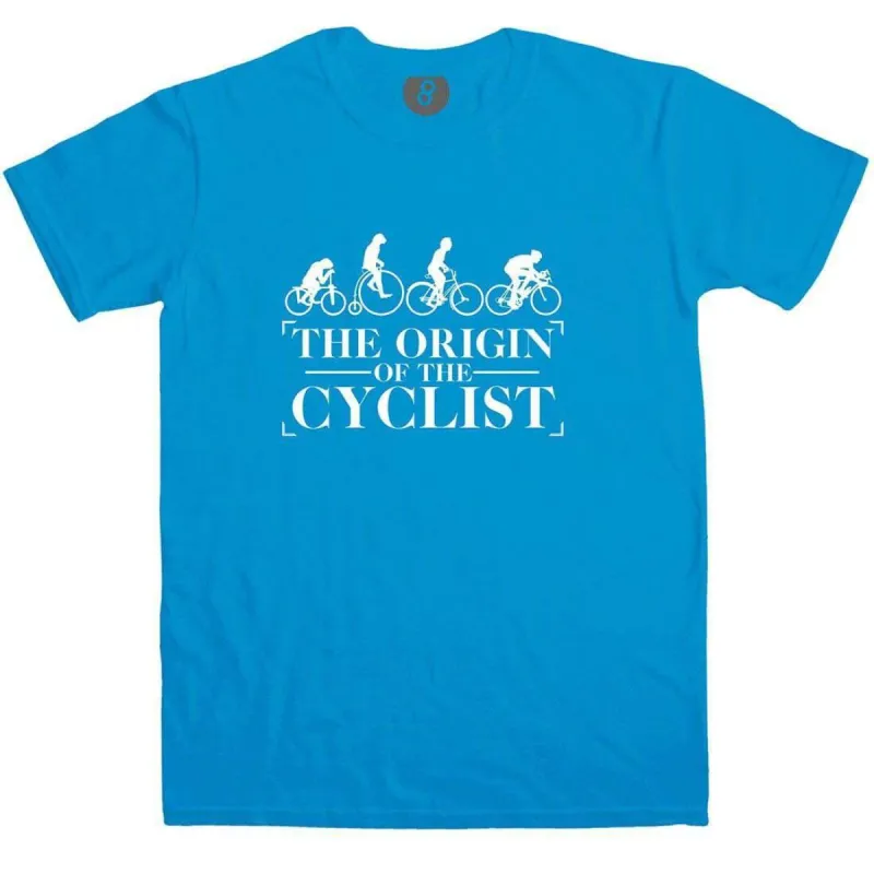 The Origin of the Cyclist T-Shirt sold by 8Ball
