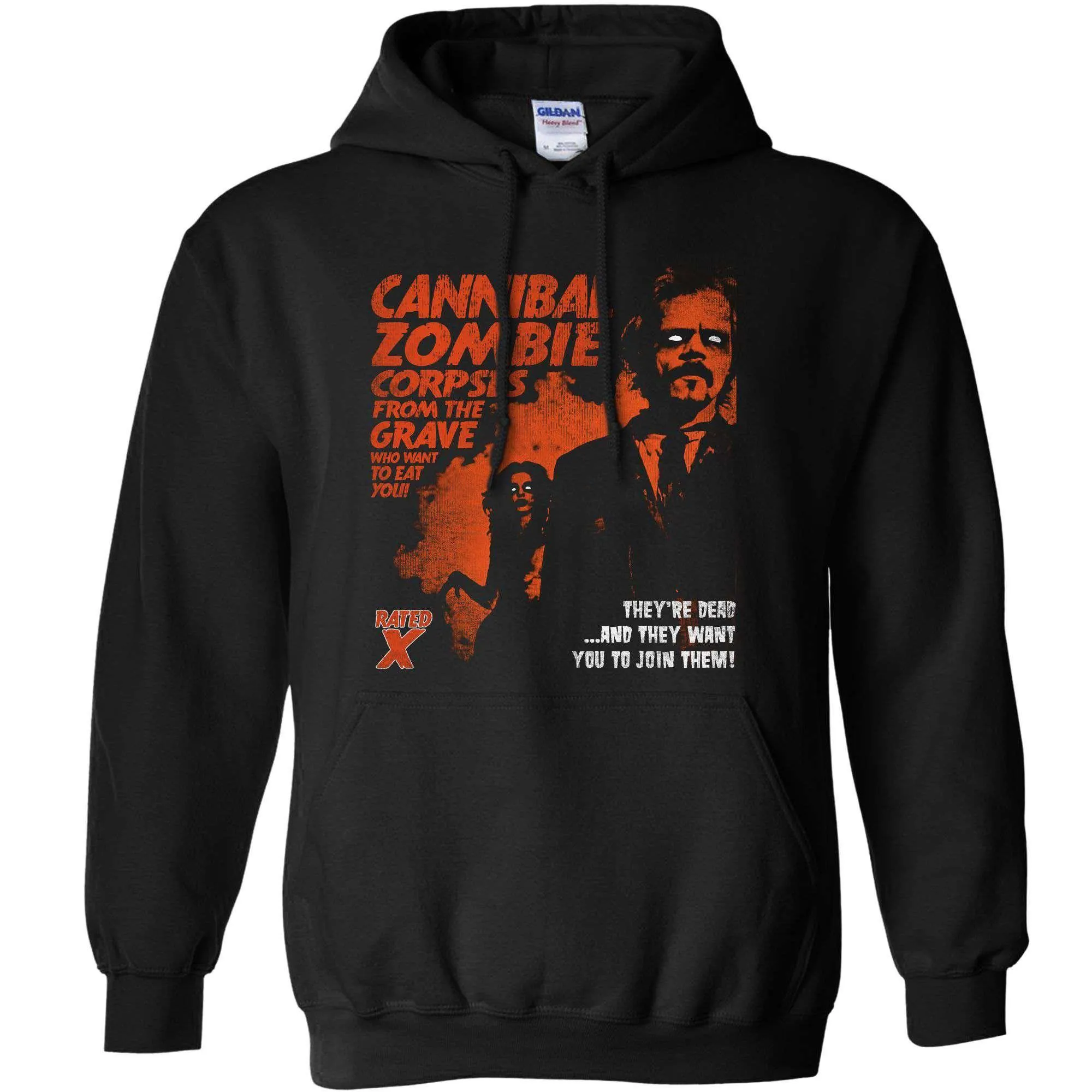 Deathray B Movie Cannibal Zombies Hoodie sold by 8Ball