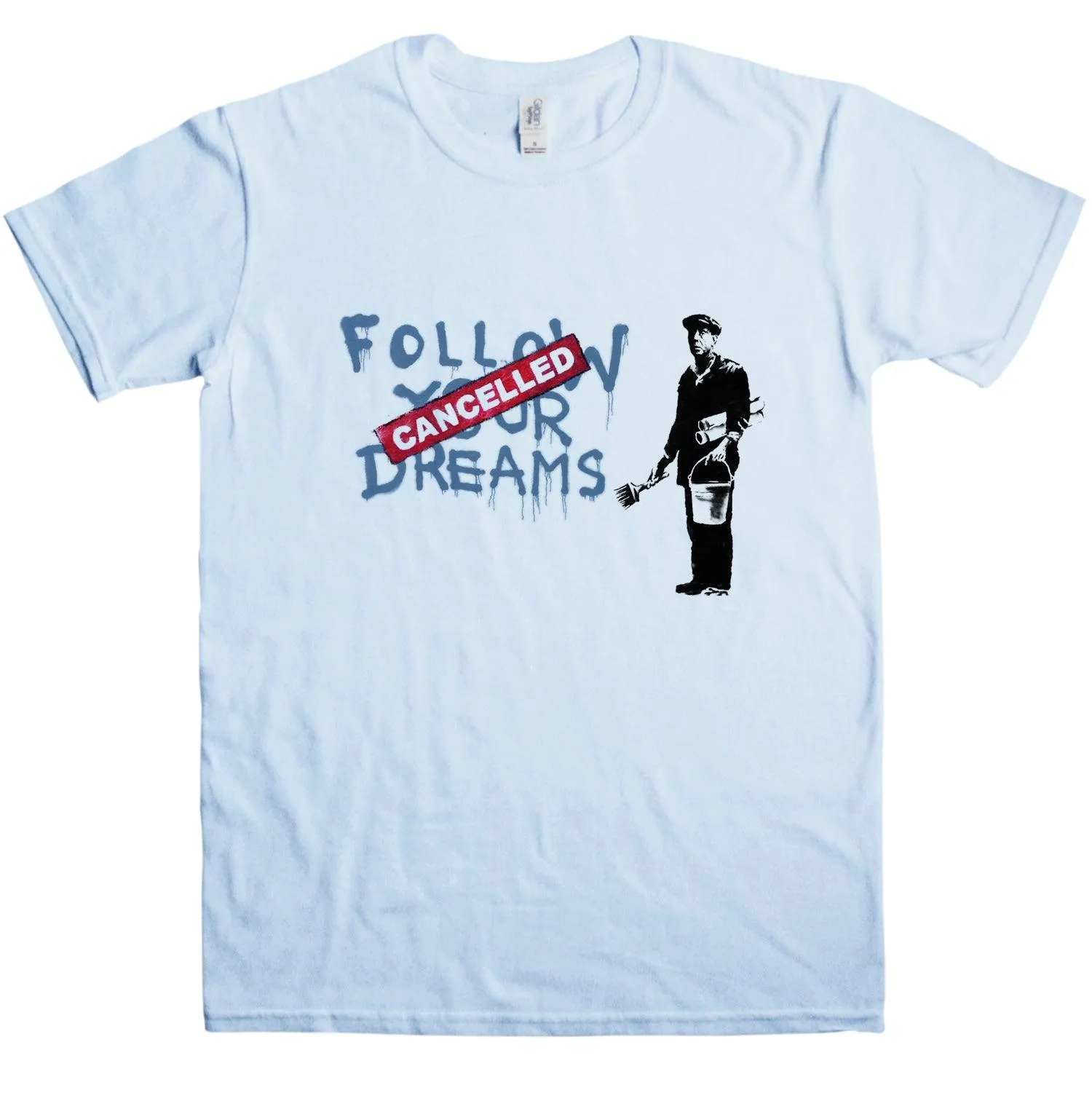 Banksy Follow Your Dreams T-Shirt sold by 8Ball