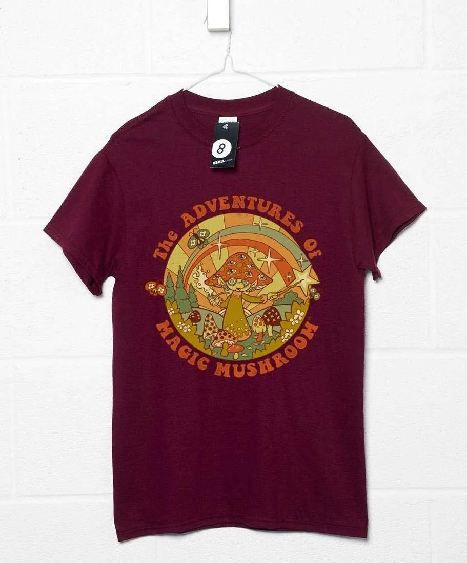 Steven Rhodes The Adventures of Magic Mushroom T-Shirt sold by 8Ball product image thumbnail 3