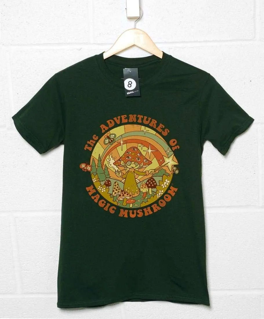 Steven Rhodes The Adventures of Magic Mushroom T-Shirt sold by 8Ball product image thumbnail 2
