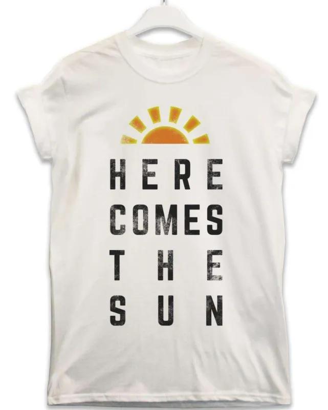 Here Comes the Sun Lyric Quote T-Shirt sold by 8Ball