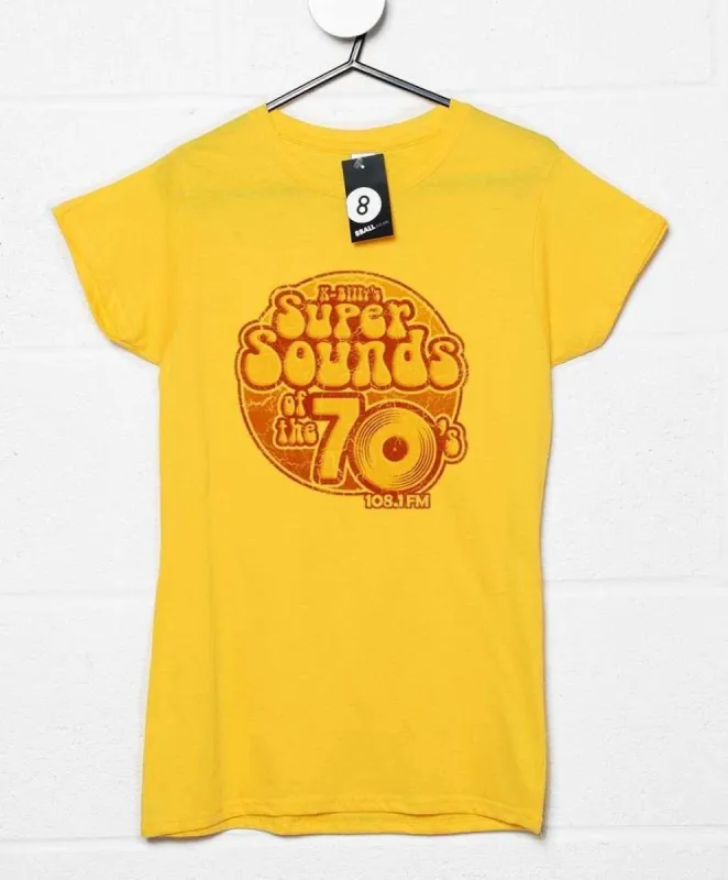 K-Billys Super Sounds Of The 70S Fitted Womens T-Shirt sold by 8Ball
