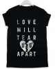 Love Will Tear Us Apart Lyric Quote T-Shirt sold by 8Ball