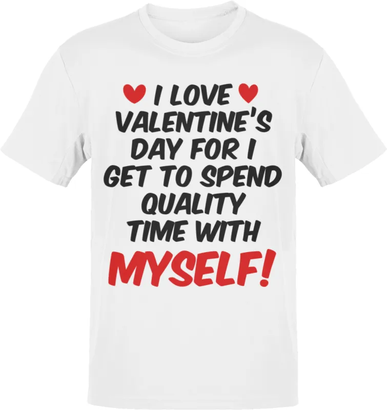 I Love Valentines Day Adult T-Shirt sold by 8Ball