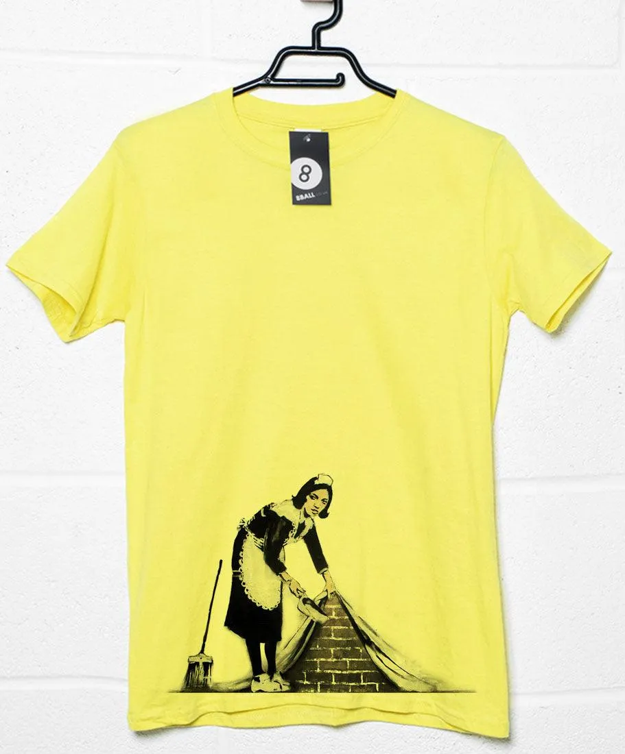 Banksy Maid T-Shirt sold by 8Ball product image thumbnail 3