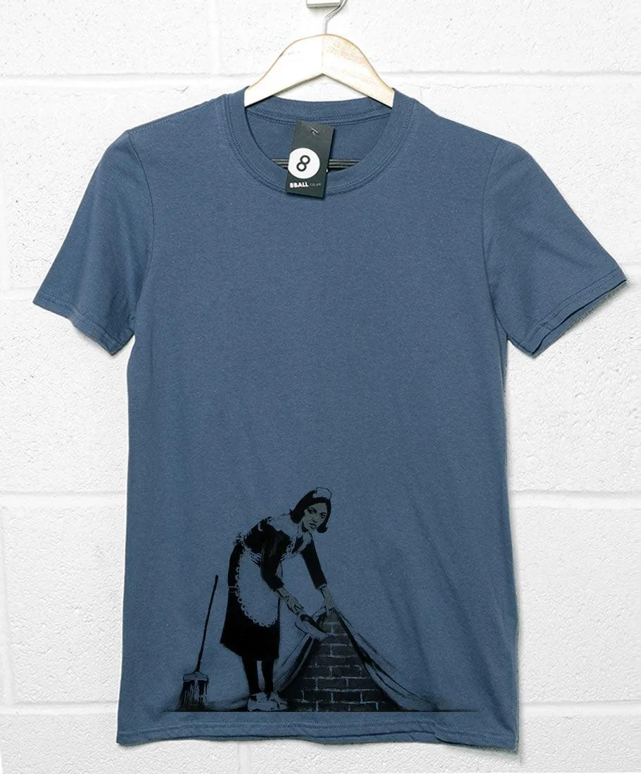 Banksy Maid T-Shirt sold by 8Ball product image thumbnail 4