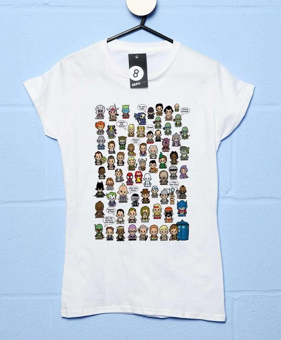 What I Did in the 80's Fitted Womens T-Shirt sold by 8Ball