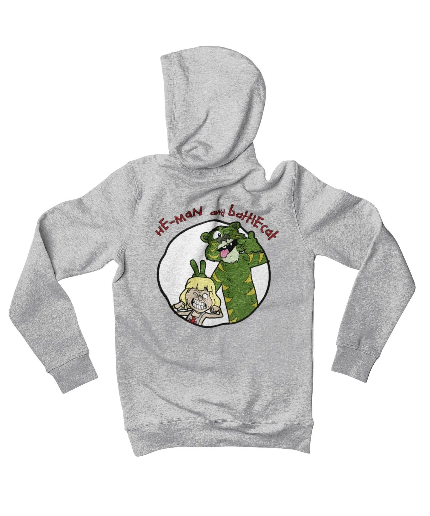 Top Notchy He Man and Battlecat Back Printed Hoodie sold by 8Ball product image thumbnail 4