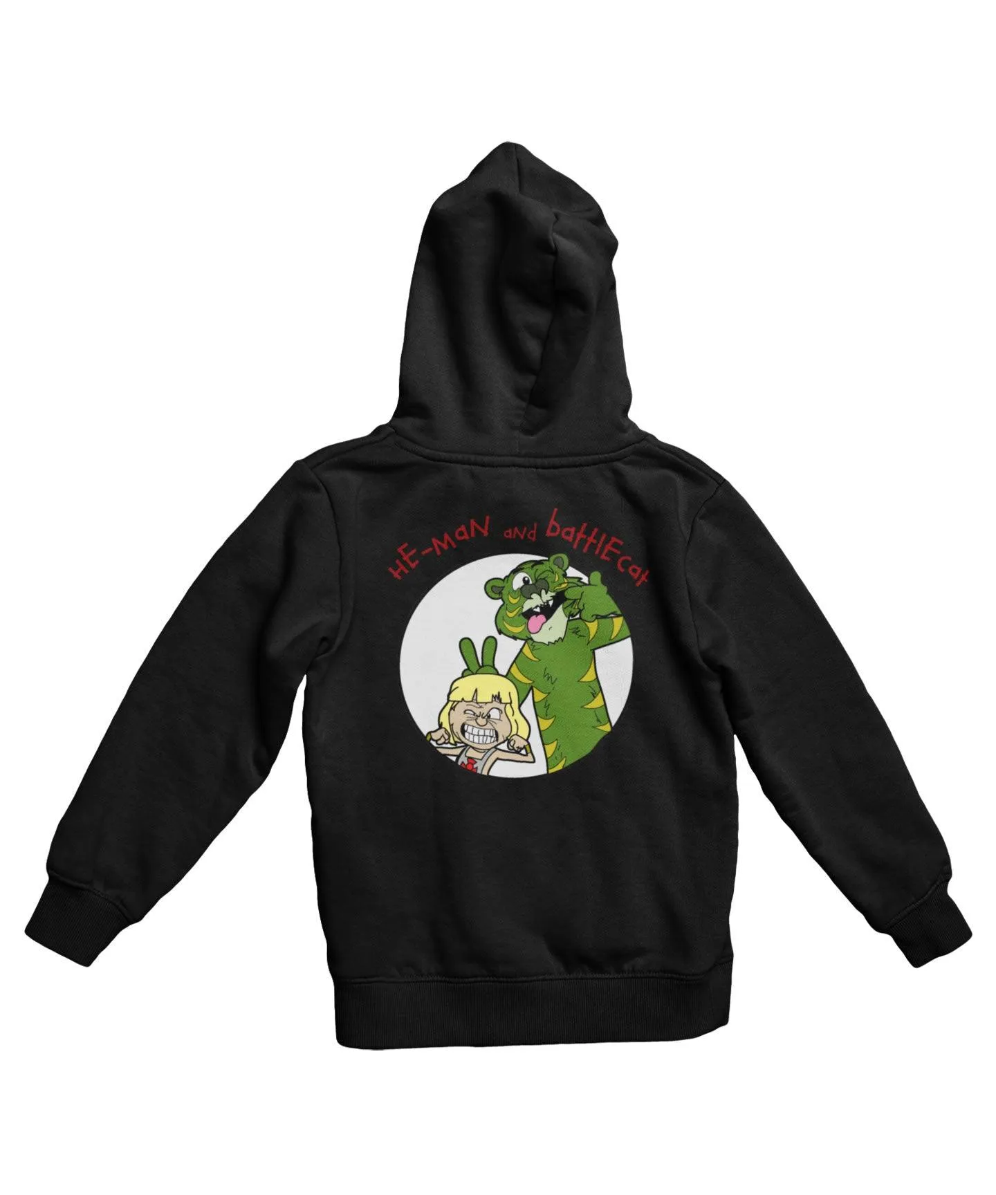 Top Notchy He Man and Battlecat Back Printed Hoodie sold by 8Ball product image thumbnail 2