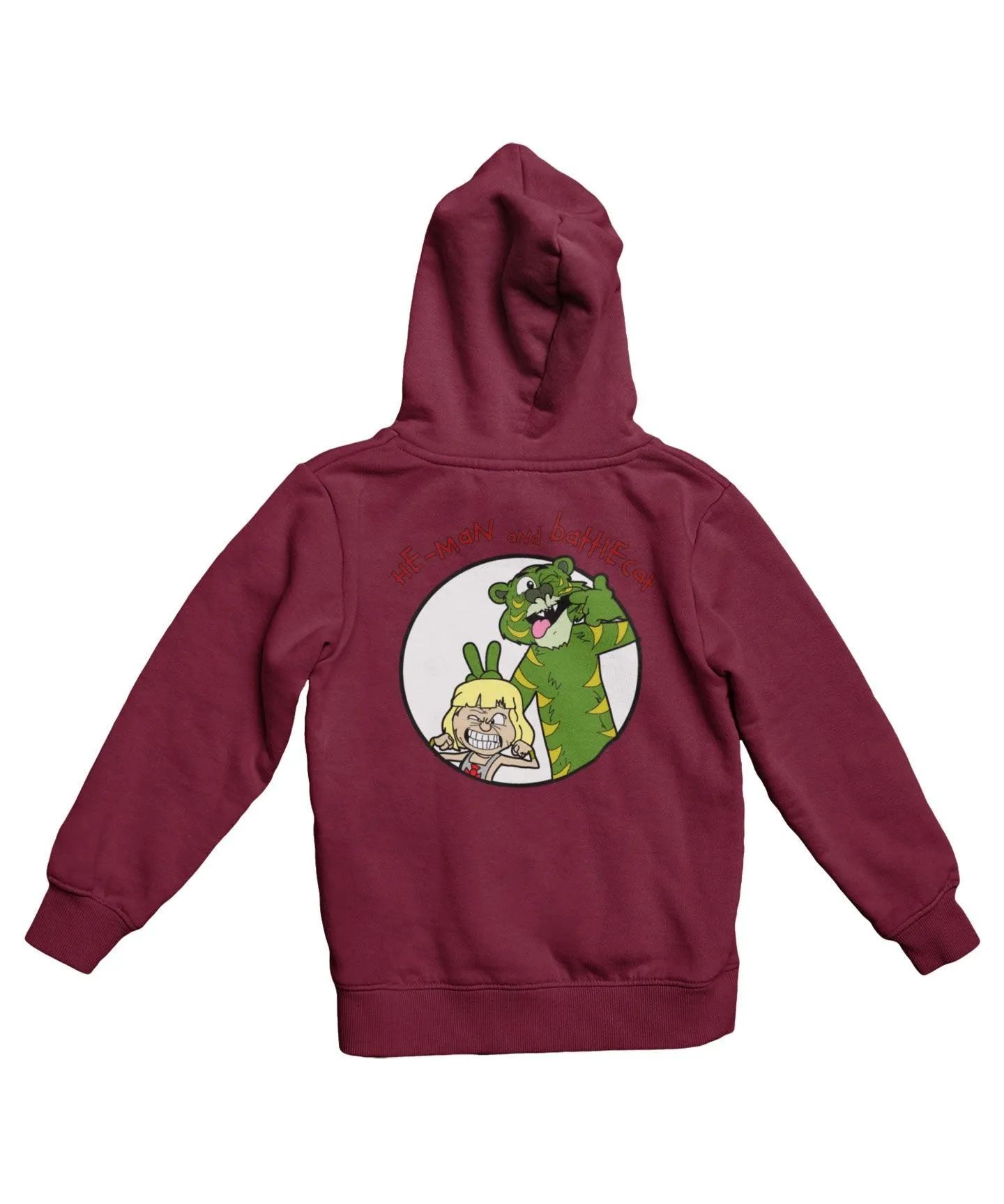 Top Notchy He Man and Battlecat Back Printed Hoodie sold by 8Ball