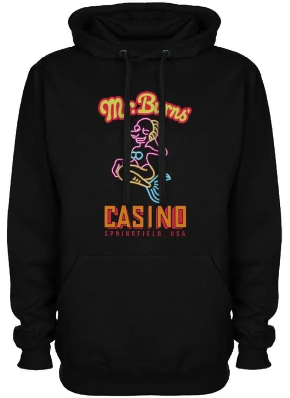 Mr Burns Casino Hoodie sold by 8Ball