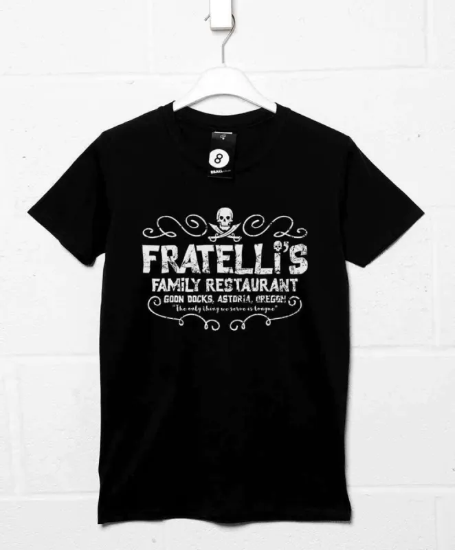 Fratelli's Family Restaurant T-Shirt sold by 8Ball