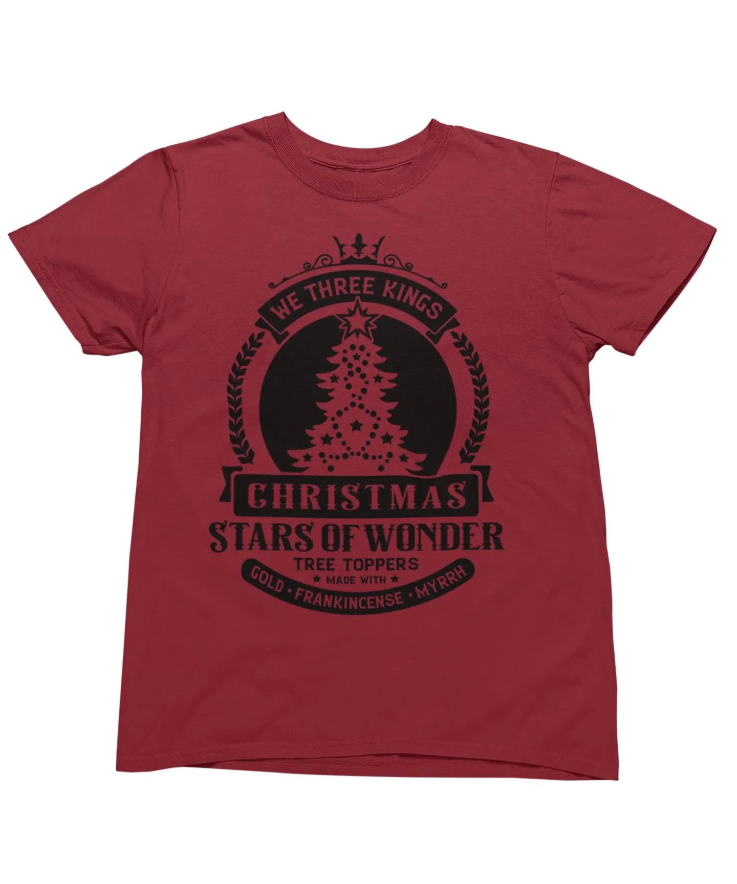 We Three Kings Mono Christmas T-Shirt sold by 8Ball