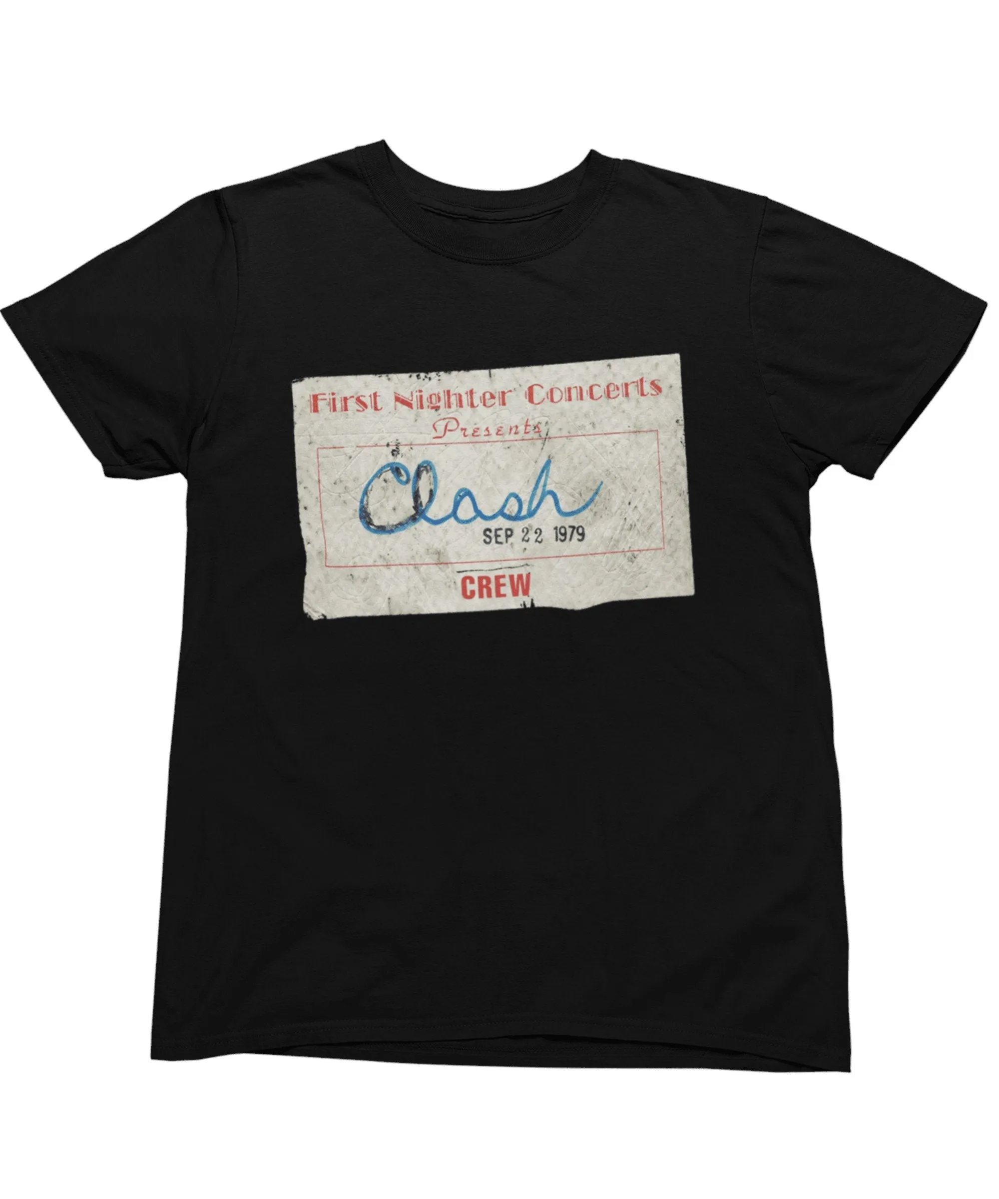 The Clash Take The Fifth Tour First Night Crew Pass T-Shirt sold by 8Ball product image thumbnail 2