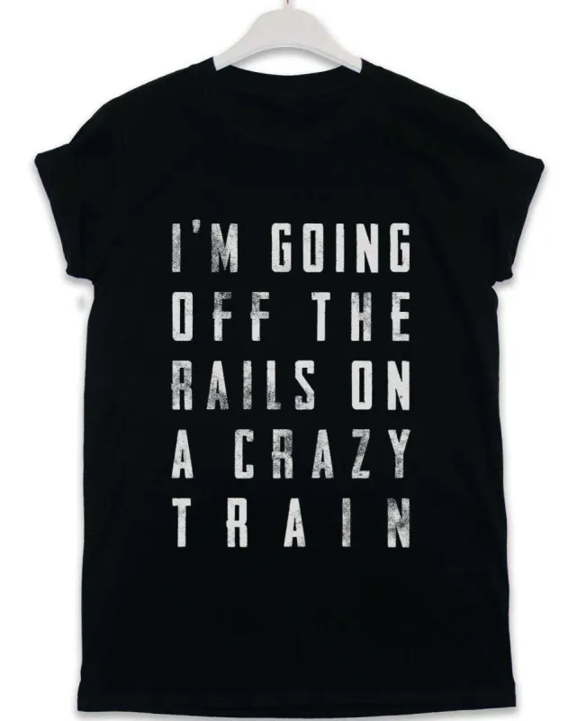 Crazy Train Lyric Quote T-Shirt sold by 8Ball
