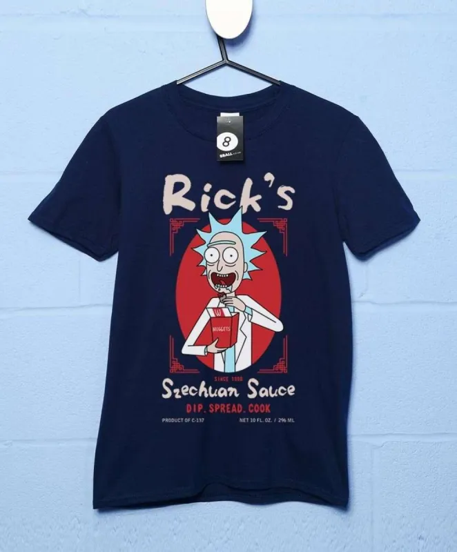 Rick's Szechuan Sauce T-Shirt sold by 8Ball