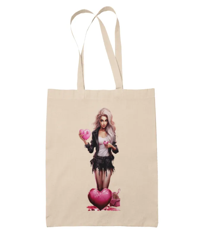 Gothic Heart Barbie Tote Bag sold by 8Ball