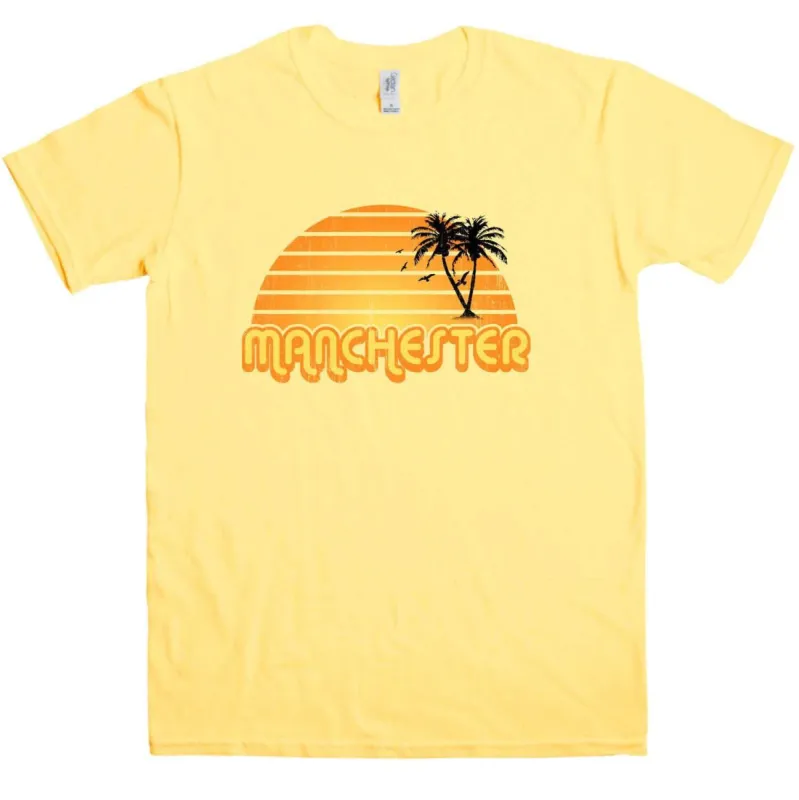 City Sunset Manchester T-Shirt sold by 8Ball