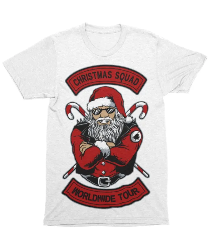 Christmas Squad Worldwide Tour Unisex Christmas T-Shirt sold by 8Ball