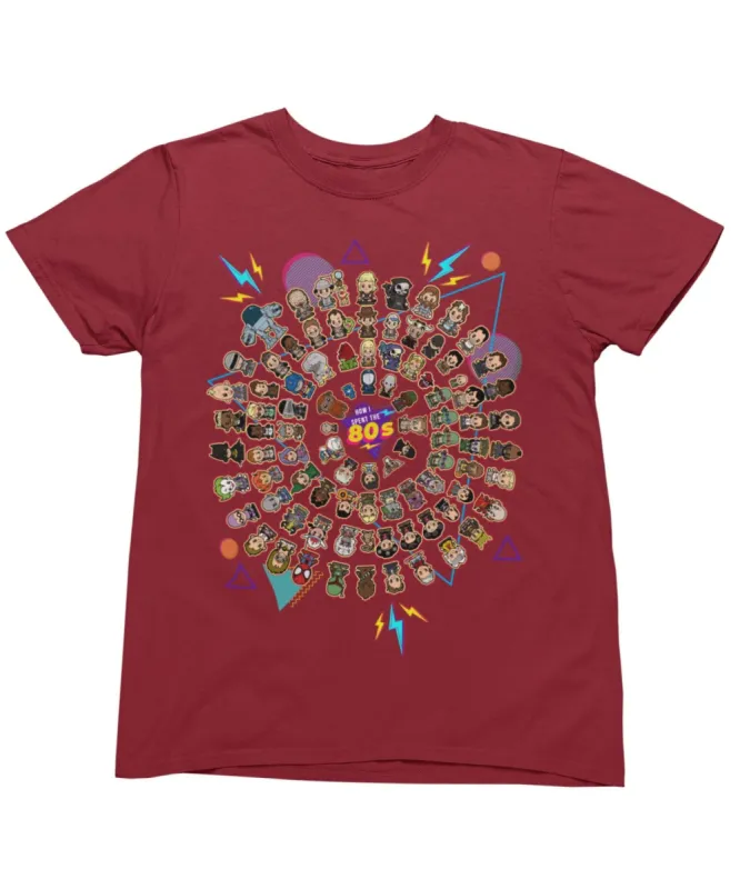 Top Notchy Circular How I spent The 80s T-Shirt sold by 8Ball