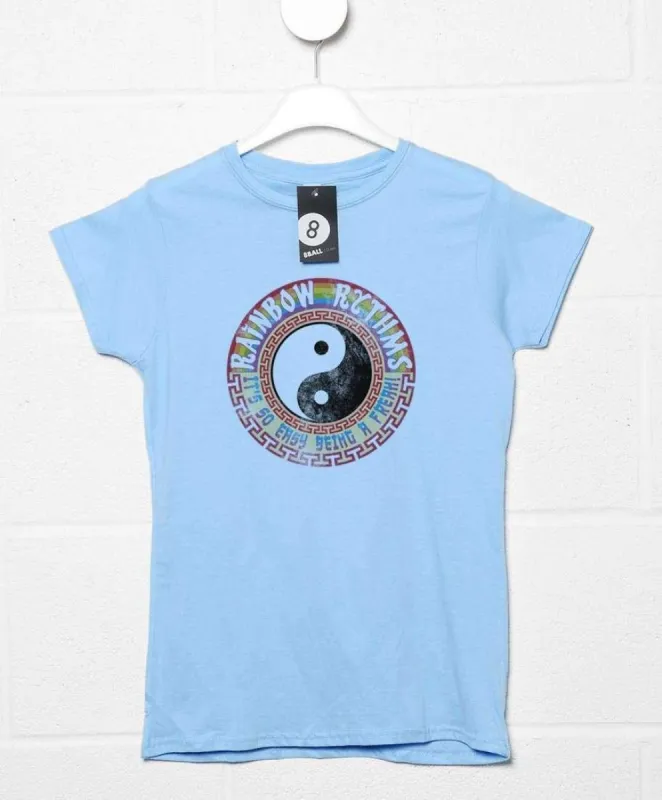 Rainbow Rhythms Fitted Womens T-Shirt sold by 8Ball