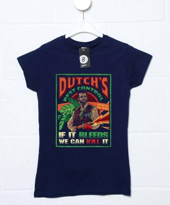 Dutch's Pest Control T-Shirt for Women sold by 8Ball