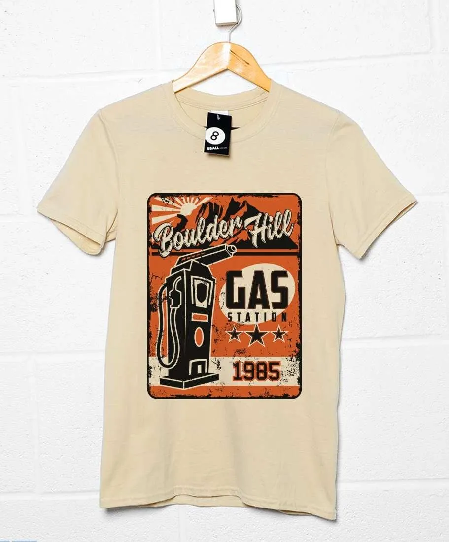 Boulder Hill Gas Station T-Shirt sold by 8Ball