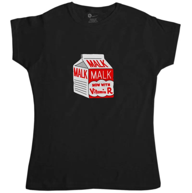 Malk Now with Vitamin R Womens Style T-Shirt sold by 8Ball