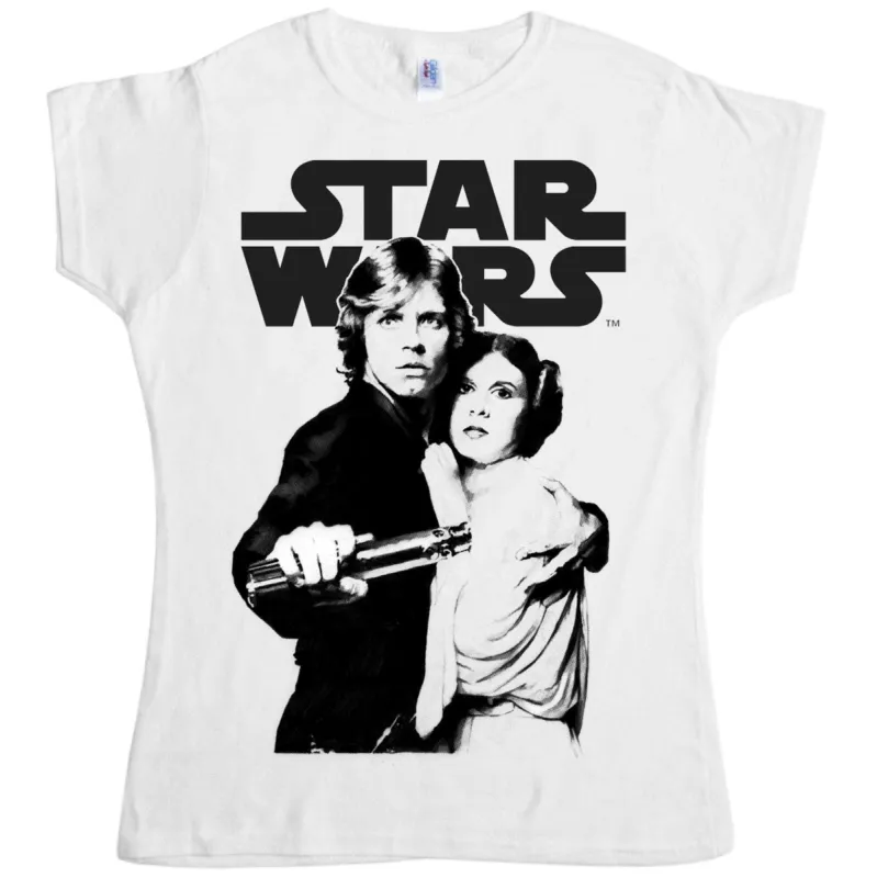 Star Wars Luke And Leia T-Shirt for Women sold by 8Ball