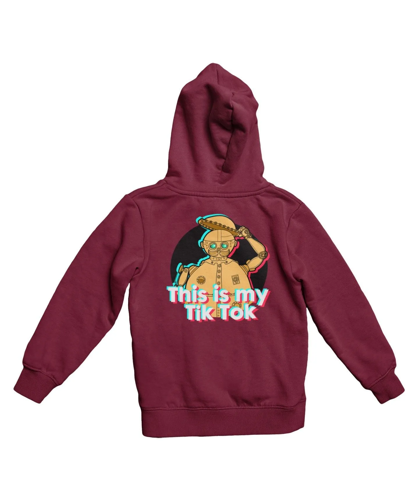 Top Notchy This Is My Tik Tok Back Printed Hoodie sold by 8Ball product image thumbnail 3