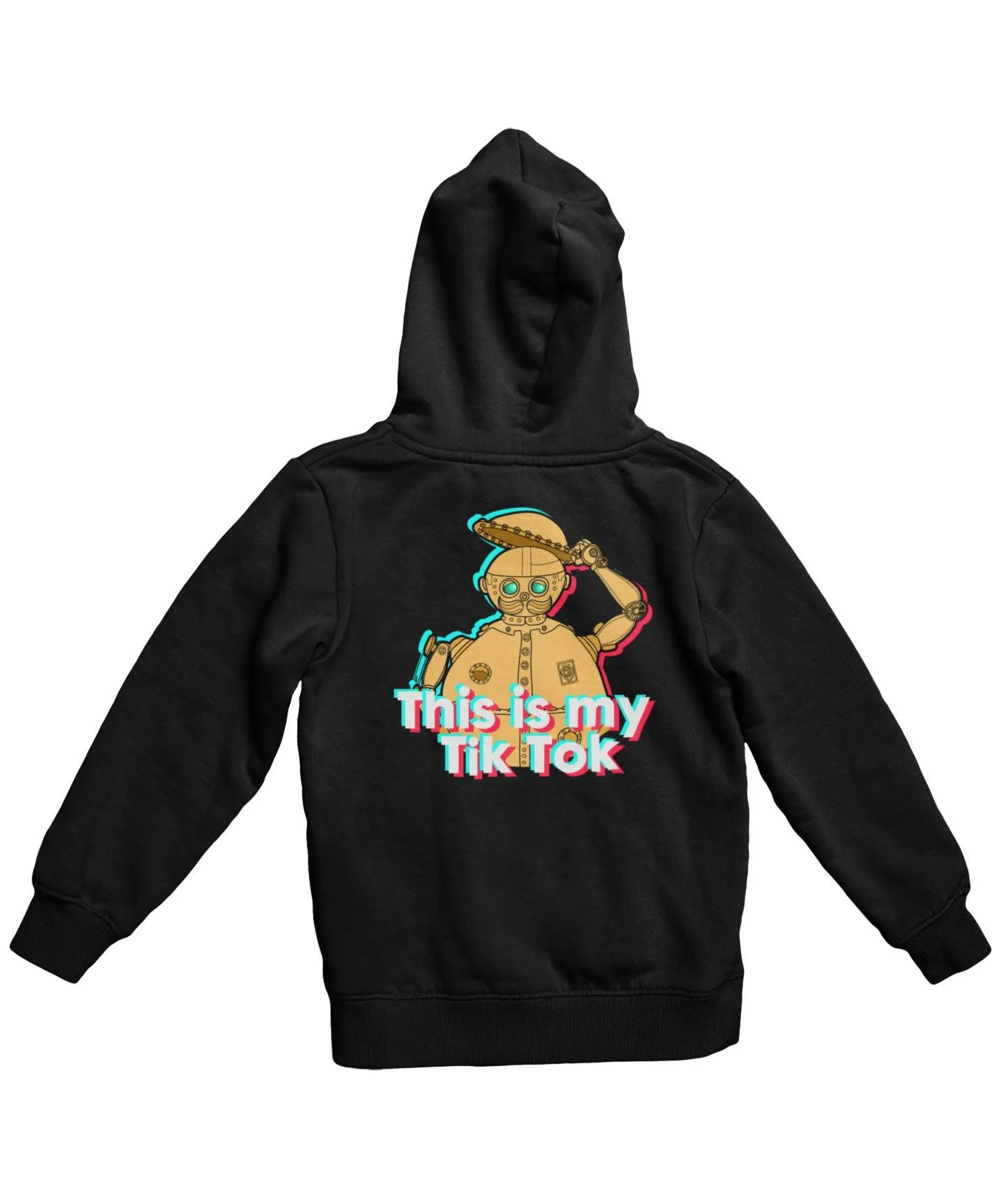 Top Notchy This Is My Tik Tok Back Printed Hoodie sold by 8Ball