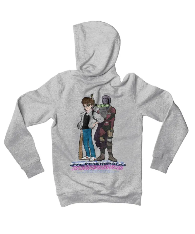 Top Notchy Steve and Mando Babsitting Back Printed Hoodie sold by 8Ball