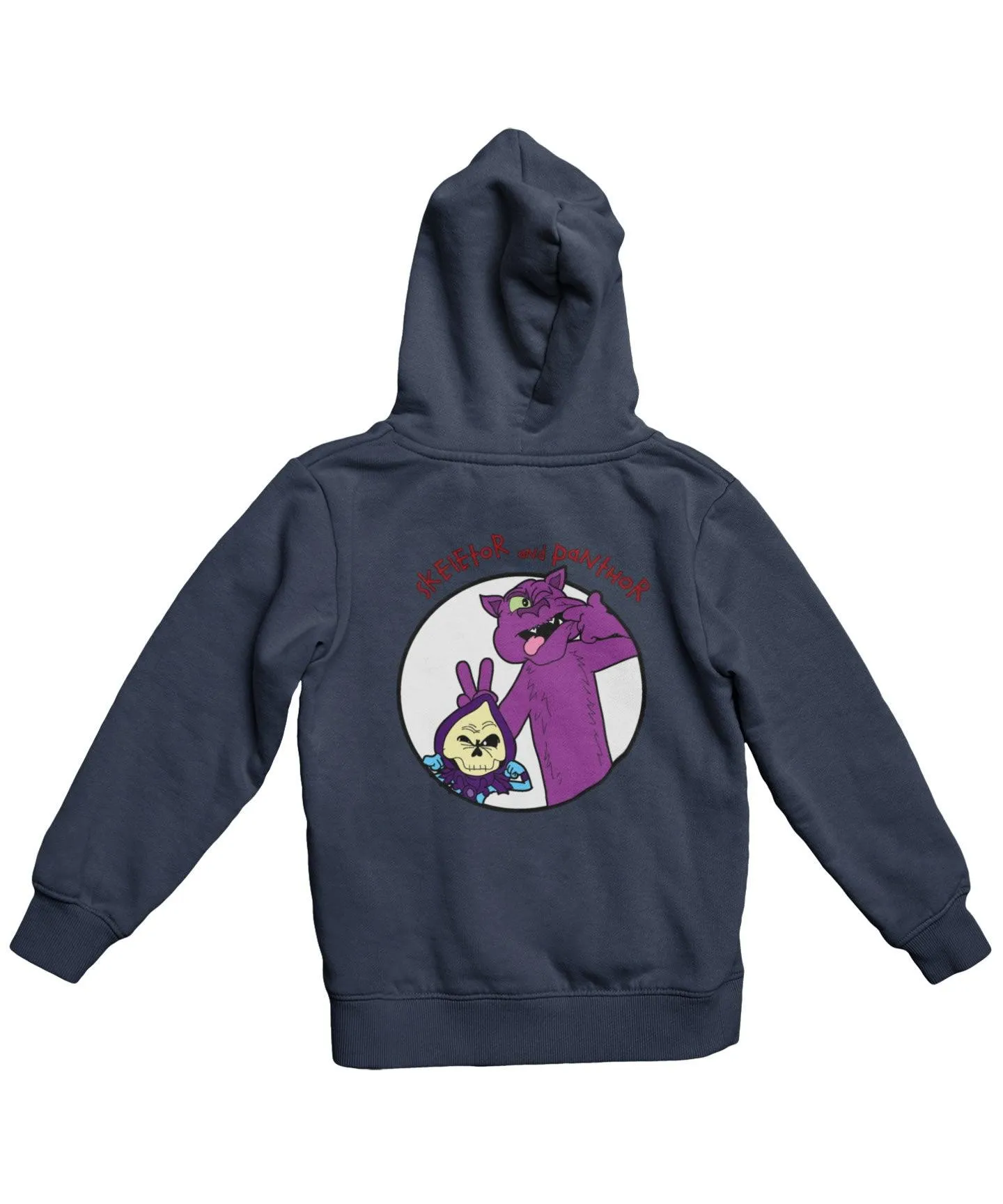 Top Notchy Skeletor and Panther Back Printed Hoodie sold by 8Ball