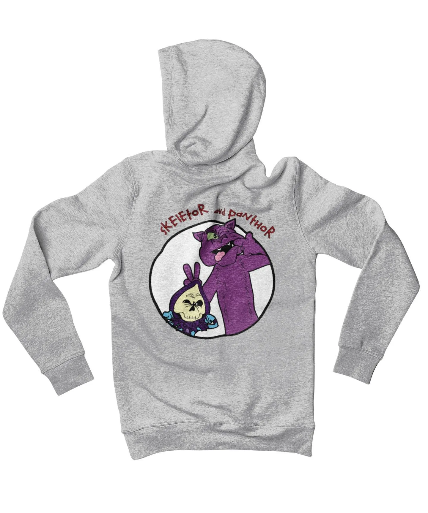 Top Notchy Skeletor and Panther Back Printed Hoodie sold by 8Ball product image thumbnail 3
