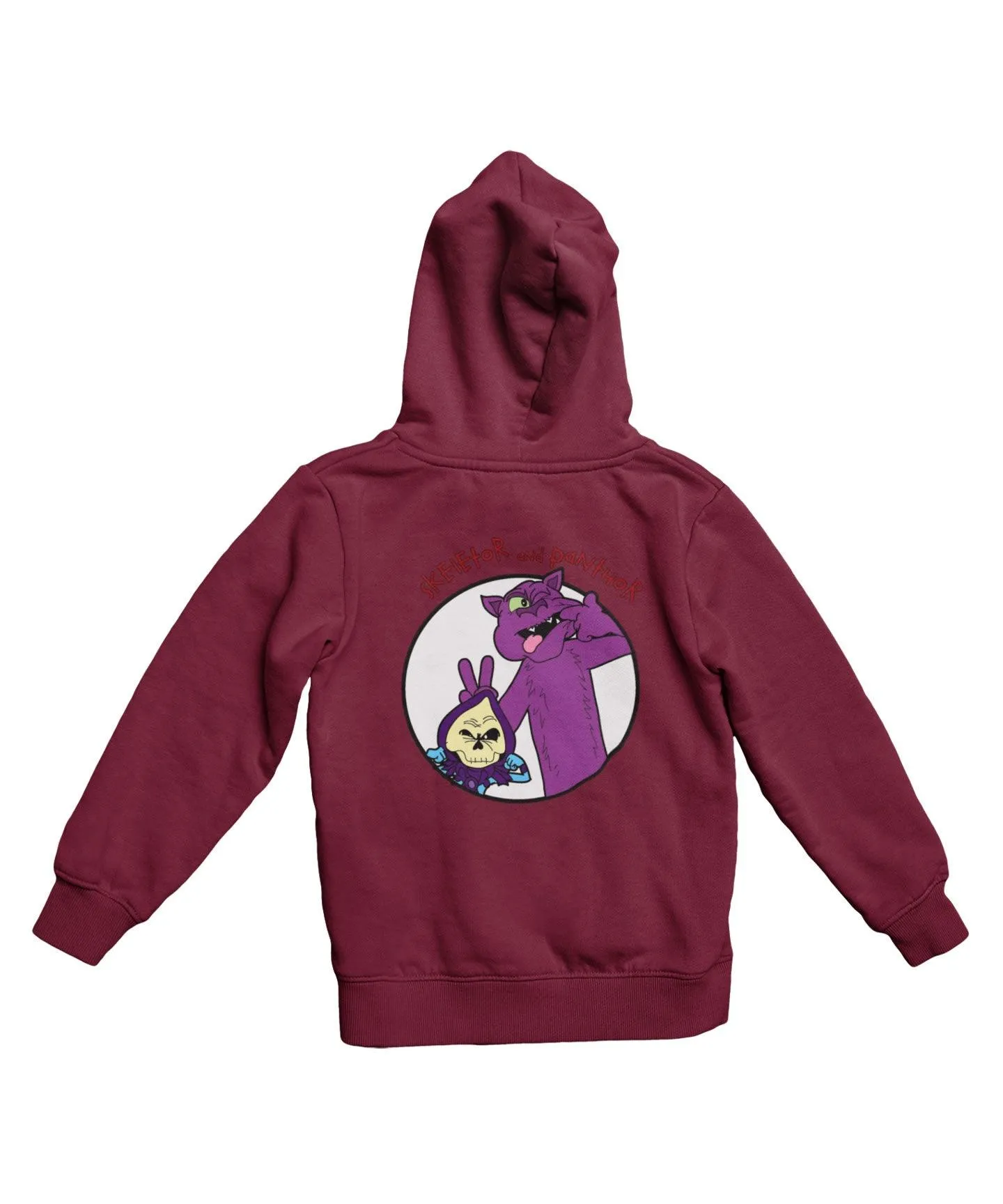 Top Notchy Skeletor and Panther Back Printed Hoodie sold by 8Ball product image thumbnail 2