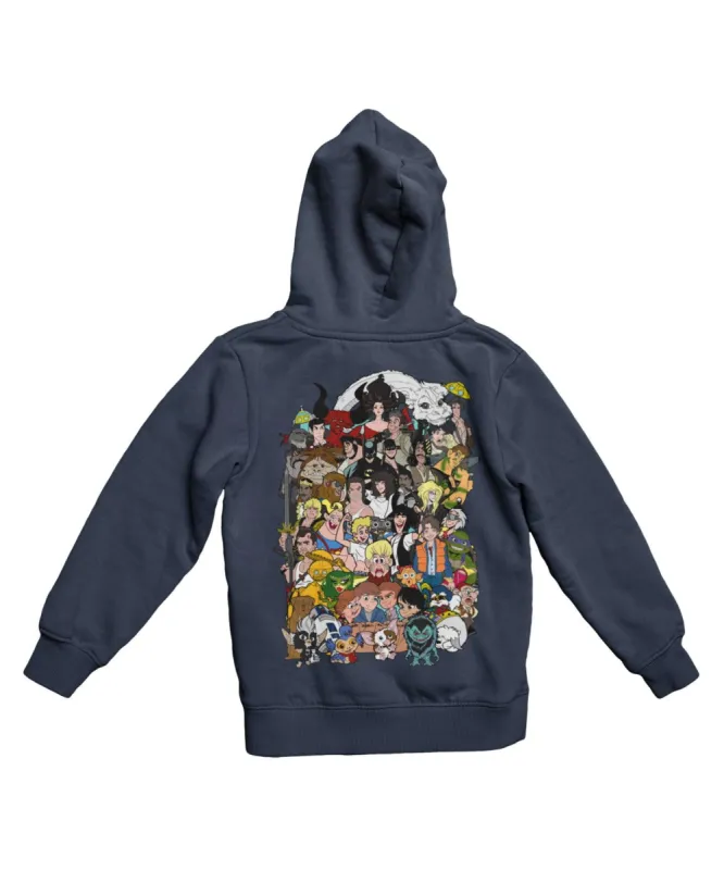 Top Notchy Made of Movies Back Printed Hoodie sold by 8Ball